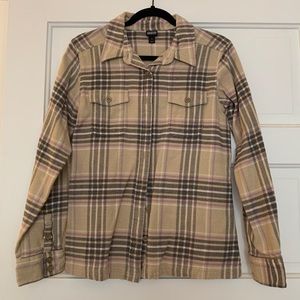 Patagonia fjord flannel womens size 8